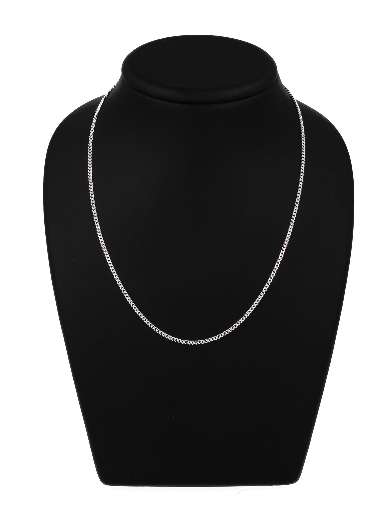 Panssariketju 2,2mm, sterling-hopeaa.